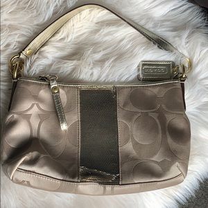 Coach Bag | Authentic Coach Bag | Gold